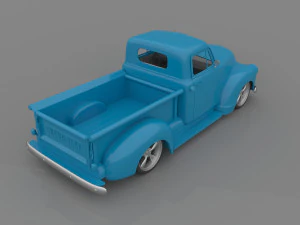 chevrolet 3100 pickup 1950 classic for 3d printing 3D Print Model