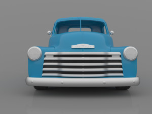 chevrolet 3100 pickup 1950 classic for 3d printing Modelo de Impressão 3D