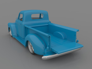 chevrolet 3100 pickup 1950 classic for 3d printing Modelo de Impressão 3D