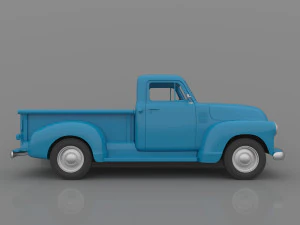 chevrolet 3100 pickup 1950 classic for 3d printing 3D Print Model