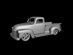 chevrolet 3100 pickup 1950 classic for 3d printing Modelo de Impressão 3D