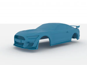 fords mustangs shelby gt500 2020 for print 3D Print Model