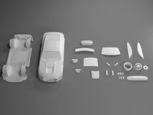 fords mustangs shelby gt500 2020 for print 3D Print Model