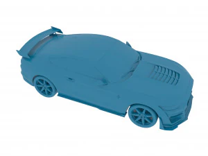 fords mustangs shelby gt500 2020 for print 3D Print Model