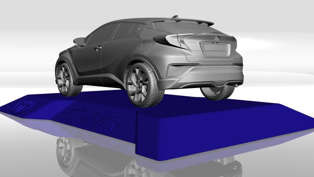 toyota c hr 2017 3d model for 3d printing stl files 3D in 3DExport