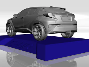 Toyota C-HR 2017 3D-Modell f&uuml;r den 3D-Druck von STL-Dateien 3D Druckmodell