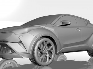 toyota c-hr 2017 3d model for 3d printing stl files 3D Baskı Modeli