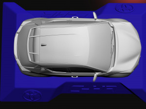 toyota c-hr 2017 3d model for 3d printing stl files 3D Baskı Modeli