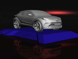 toyota c-hr 2017 3d model for 3d printing stl files 3D Baskı Modeli