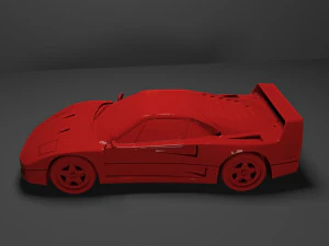 ferrari f40 for 3d print 3D Print Model