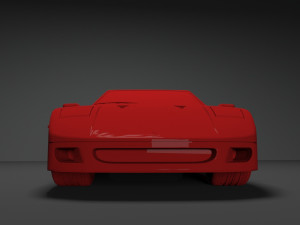ferrari f40 for 3d print Model do druku 3D