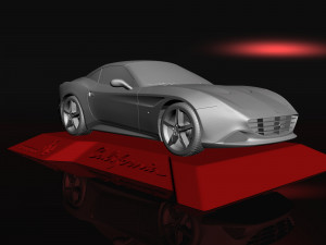 ferrari california 3d printable model 3D प्रिंट मॉडल