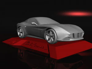 Ferrari Califórnia modelo 3D para impressão Modelo de Impressão 3D