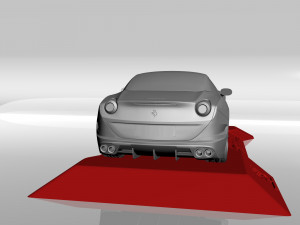 ferrari california 3d printable model 3D Baskı Modeli