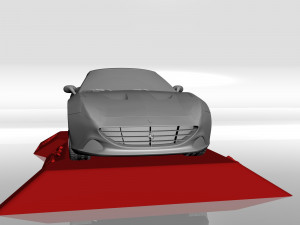 ferrari california 3d printable model 3D Baskı Modeli