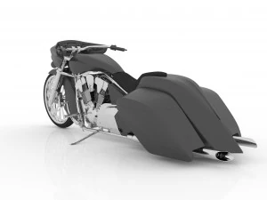 bagger chopper motorcycle for 3d print 3D Print Model