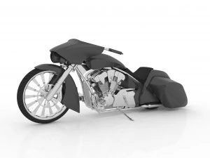 bagger chopper motorcycle for 3d print 3D Print Model