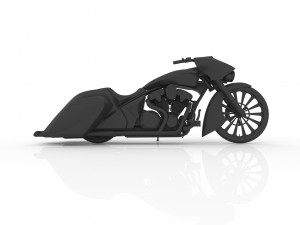 bagger chopper motorcycle for 3d print 3D प्रिंट मॉडल