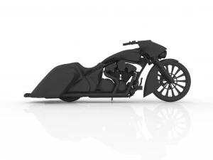 bagger chopper motorcycle for 3d print 3D Print Model