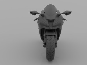kawasaki ninja zx-10r 1000 3d printable model Modèles 3D en vedette