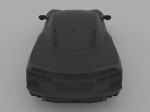 chevrolet corvette c8 2020 for 3d printing stl file 3D Baskı Modeli
