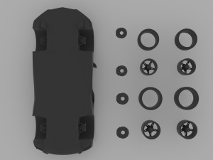 chevrolet corvette c8 2020 for 3d printing stl file 3D Baskı Modeli