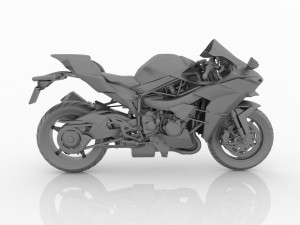 suprbike kawasaki ninja h2 for print stl file 3D Принт Модель
