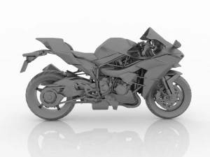 suprbike kawasaki ninja h2 for print stl file 3D Print Model