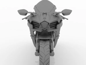 suprbike kawasaki ninja h2 for print stl file 3D Print Model