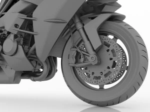 suprbike kawasaki ninja h2 for print stl file 3D Print Model