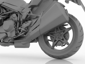 suprbike kawasaki ninja h2 for print stl file 3D Print Model