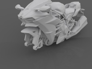 suprbike kawasaki ninja h2 for print stl file 3D Принт Модель