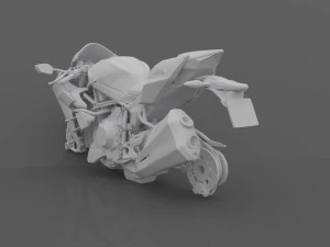 suprbike kawasaki ninja h2 for print stl file 3D Print Model