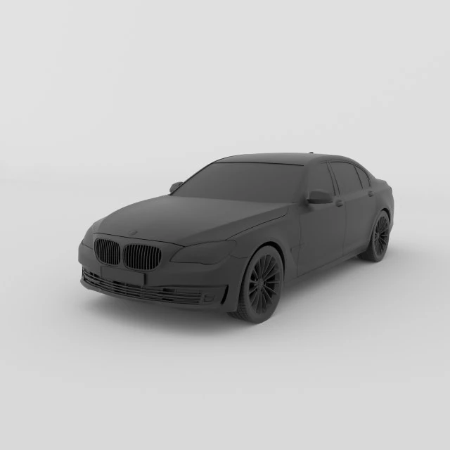 car 750 7 series f02 2010-2014 for 3d print stl file ready to printig 3D Print Model .c4d .max .obj .3ds .fbx .stl .blend 