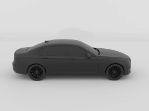 car 750 7 series f02 2010-2014 for 3d print stl file ready to printig 3D Print Model