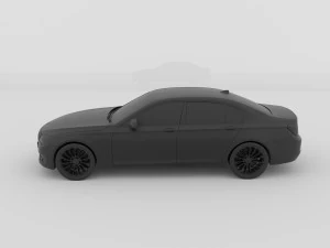 car 750 7 series f02 2010-2014 for 3d print stl file ready to printig 3D Print Model