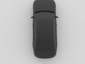 car 750 7 series f02 2010-2014 for 3d print stl file ready to printig 3D Print Model