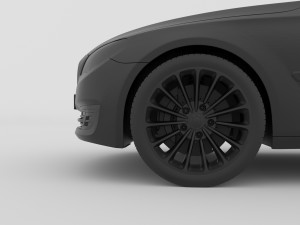 car 750 7 series f02 2010-2014 for 3d print stl file ready to printig 3D Print Model