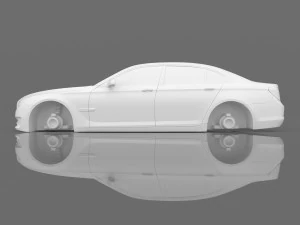car 750 7 series f02 2010-2014 for 3d print stl file ready to printig 3D Print Model