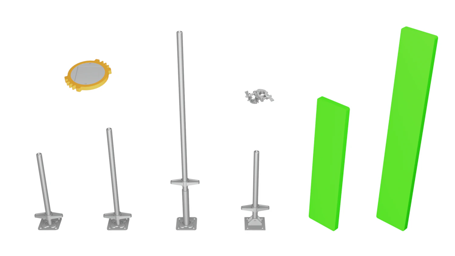 Speedyscaf base plates 3D Model .c4d .max .obj .3ds .fbx .stl .blend 