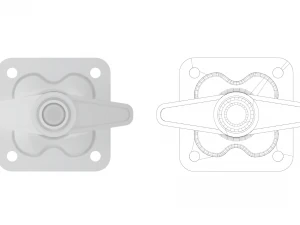 Speedyscaf base plates 3D Model
