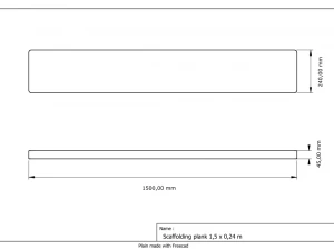 Speedyscaf base plates 3D Model
