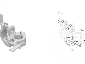 Speedyscaf base plates 3D Model