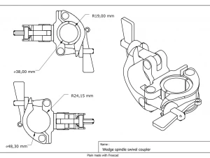 Speedyscaf base plates 3D Model