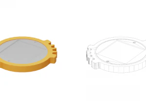 만능 비계 베이스 플레이트 3D 모델