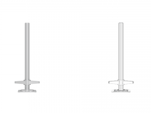 Allround scaffolding base plates 3D Model