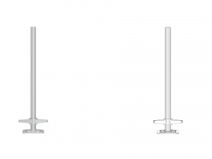 Allround scaffolding base plates 3D Model