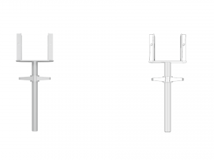 Allround scaffolding base plates 3D Model
