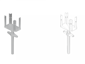 Allround scaffolding base plates 3D Model