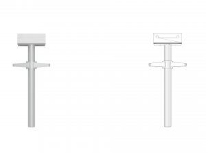 Allround scaffolding base plates 3D Model
